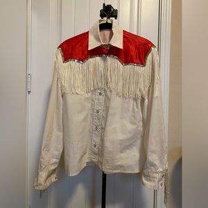 Vintage fringe cowboy shirt